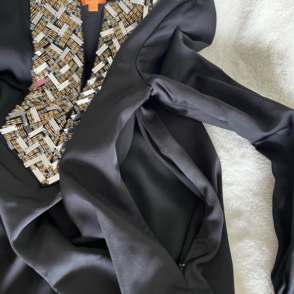 🍓 Tory Burch Sz 2 Barbara beaded sequin dress - Picture 10 of 14